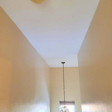 Popcorn Ceiling Removal and painting