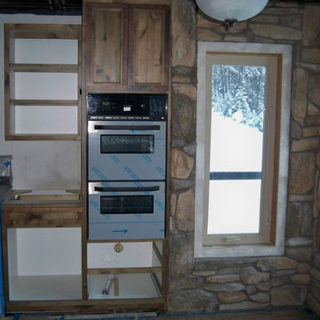 Alder/Walnut Kitchen cabinetry