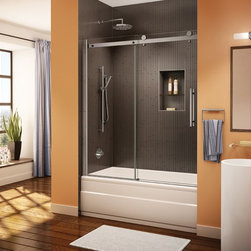 Fleurco Novaro Tub Enclosure 56" - 59" Door and Panel N0V060 - Bath Products