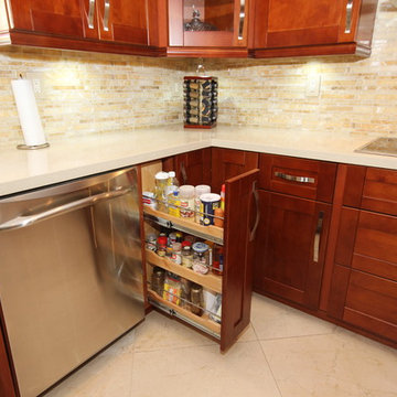 Contemporary Kitchen with a Rustic Touch - Doral, FL