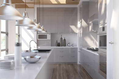 3D Visualisierung Küche: Innenarchitektur und Interieur / Interior Design