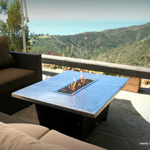 outdoor fireplace