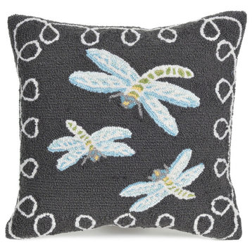 Frontporch Dragonfly "Machine Washable" Indoor/Outdoor Pillow
