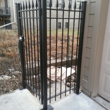 Iron Picket Fence & Gate