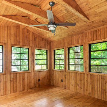 Rustic Comfort: Custom 3-Season Room