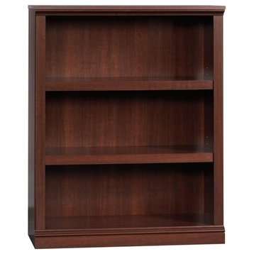 Sauder Select Engineered Wood 3 Shelf Bookcase in Select Cherry
