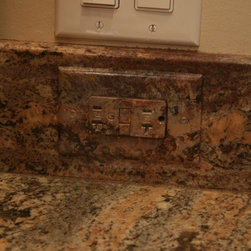 Artisan Custom Switch Plates - Vanity Tops And Side Splashes