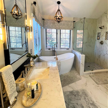 Woodstock residence- Master bath renovation