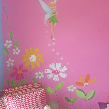 Girls room murals