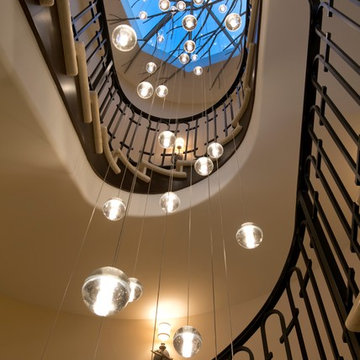 Impressive Bocci Lighting in La Jolla Home | Robeson Design