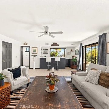 Casual Living Area with Downstairs Bar