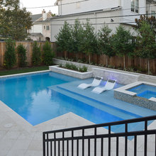 pool and back yard