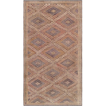 Pasargad Vintage Kilim Collectoin Hand-Woven Wool Area Rug, 6'x11'4"