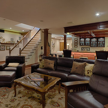 Remodeled basement into a Irish Pub
