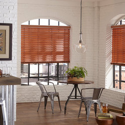 2 1/2" Light Filtering Fabric Blind in Coral - Venetian Blinds