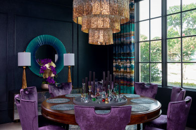 Dining room - transitional dining room idea in Dallas