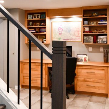 Transitional Basement Renovation