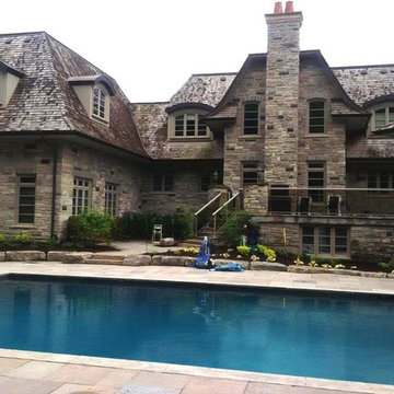 Custom Home with Expansive Backyard Oasis