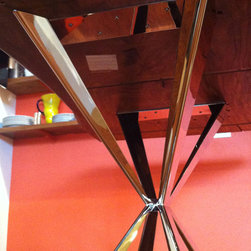 Devin Chrome Table - Dining Tables
