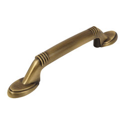 Cosmas - Cosmas 4183BAB Brushed Antique Brass Cabinet Pull - Cabinet And Drawer Handle Pulls