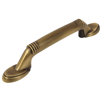 Cosmas 4183BAB Brushed Antique Brass Cabinet Pull