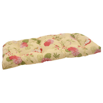 Risa Lemonade Wicker Loveseat Cushion