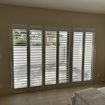 Bi-Fold Shutters for a 12-Foot Slider — Jensen Beach, FL