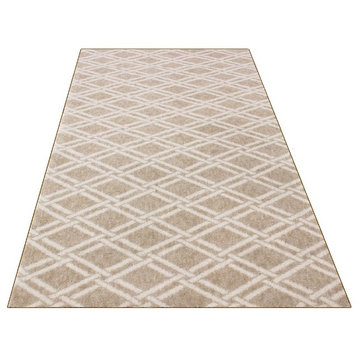 7'x7' Square Custom Carpet Area Rug 40 oz Nylon, Corita, Bamboo