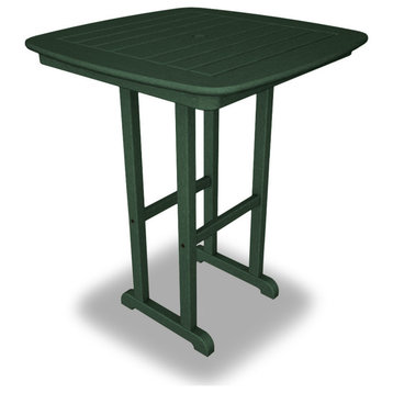 Polywood Nautical 31" Counter Table, Green
