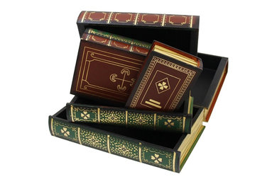 JustNile Secret Storage Box - 4-Piece X 7-Books Set Design