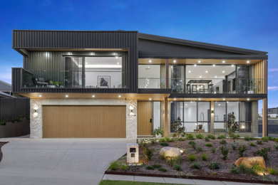 Inspiration for a contemporary exterior in Newcastle - Maitland.