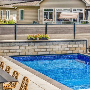 Inground pool construction - Saint-Isidore