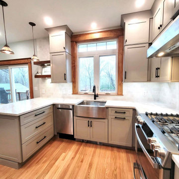 Sears Catalog Home Kitchen Renovation | Modern Craftsman Design