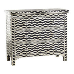 CHEVRON BONE CHEST - Accent Chests And Cabinets