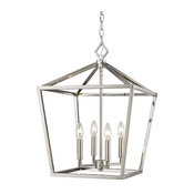 Millennium Lighting Corona Pendant, Satin Nickel