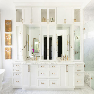 Espresso & White Foam Bath