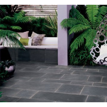 Unilock - Unilock Patio with Natural Stone