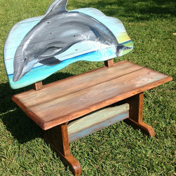 Dolphin Play - Outdoor Benches