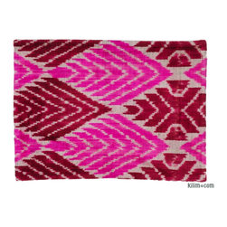 Velvet Ikat Pillow Cover - Decorative Pillows