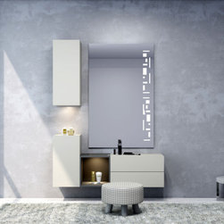 Dressing Unit in Light Grey Matt Finish Supplied by Inspired Elements - Dressing Tables
