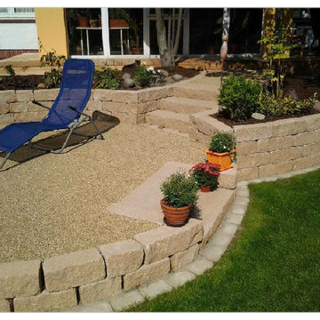 Terrassen und Trockenmauern