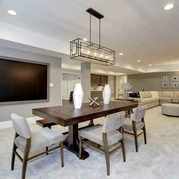 Transitional Style New Home - Aberdeen Transitional Style Home