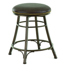 Steve Silver Company - Bali Backless Swivel Counter Stool, Natural - Bar Stools and Counter Stools