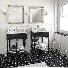 Black And White Tile Floor