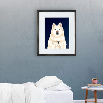 Custom Pop Art Dog Portrait Commission