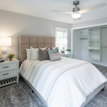 Mix of Rustic & Modern with Calming Blues & Neutrals