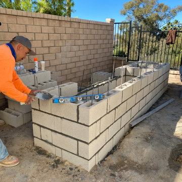 Building a New BBQ Island in Carmel Valley