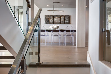 Example of a trendy dining room design in San Francisco