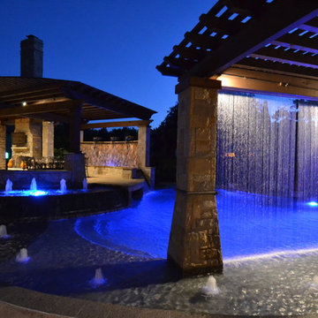 Colleyville Cascading Water Paradise