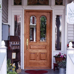 G121 Glass Panel Entry Door by Vintage Doors - Front Doors